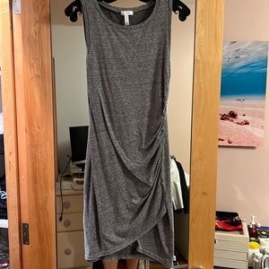 Casual grey summer bodycon dress